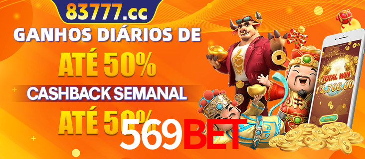 Anúncio de um membro ganhador do cassino 569BET que ganhou R$2.193.486,00 jogando o slot PG Fortune Tiger, com os mascotes do jogo comemorando o prêmio.